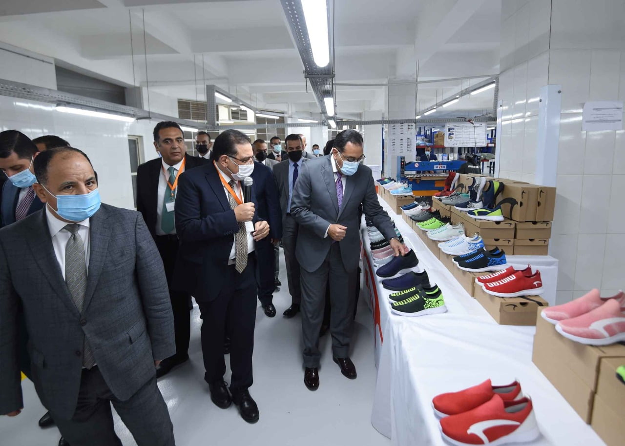 افتتاح مصنع "مينترا" لإنتاج الأحذية والحقائب الرياضية بالمنطقة الحرة بمدينة نصر